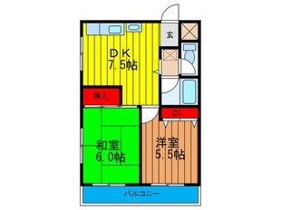 アマポーラの物件間取画像